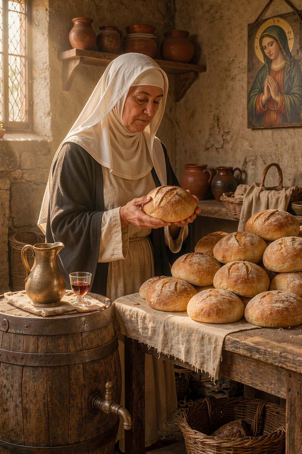 Multiplicação Milagrosa de Pães e Vinho