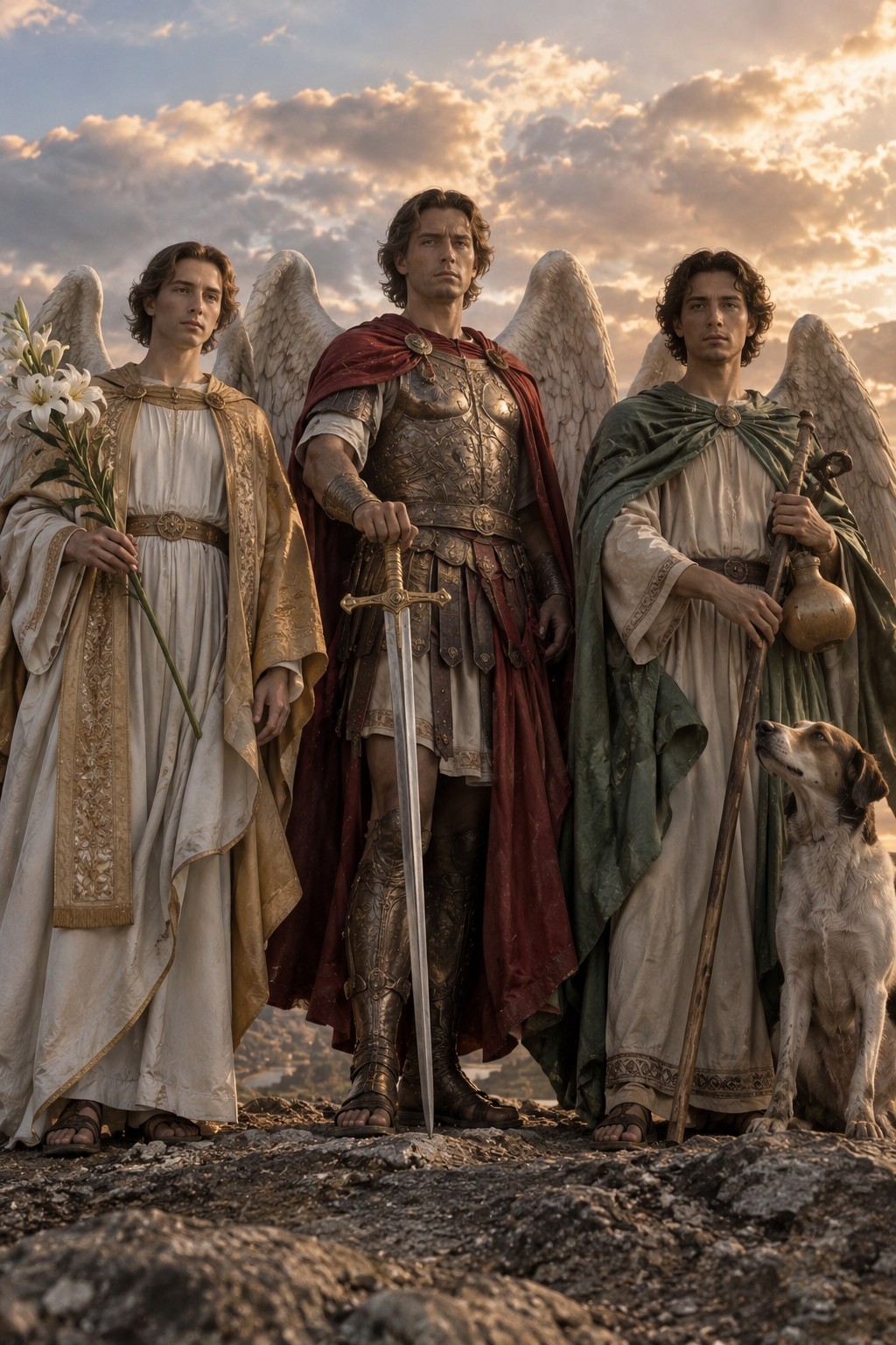 Santos Arcanjos Miguel, Gabriel e Rafael